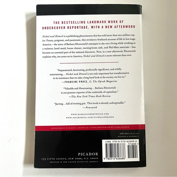 Nickel & Dimed: on not getting better in America” by Barbara Ehrenreich - Picture 5 of 9